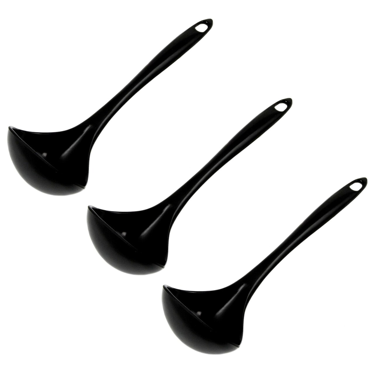 Chef Craft 10.5" Long Melamine Serving & Cooking Ladle - Dishwasher Safe Soup Spoon